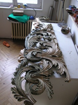 2013 - 2015 RESTAUROVÁNÍ OLTÁŘE z kaple sv.Bartoloměje, MgA.Blanka Valchářová, ak.mal. a rest.