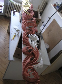 2013 - 2015 RESTAUROVÁNÍ OLTÁŘE z kaple sv.Bartoloměje, MgA.Blanka Valchářová, ak.mal. a rest.