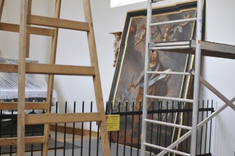 2013 - 2015 RESTAUROVÁNÍ OLTÁŘE z kaple sv.Bartoloměje, MgA.Blanka Valchářová, ak.mal. a rest.