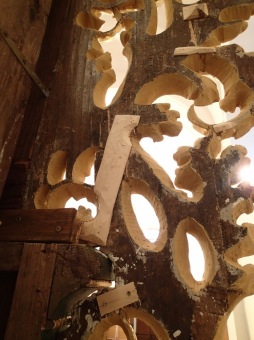 2013 - 2015 RESTAUROVÁNÍ OLTÁŘE z kaple sv.Bartoloměje, MgA.Blanka Valchářová, ak.mal. a rest.