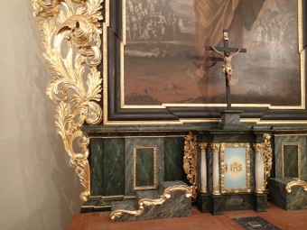 2013 - 2015 RESTAUROVÁNÍ OLTÁŘE z kaple sv.Bartoloměje, MgA.Blanka Valchářová, ak.mal. a rest.