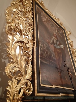 2013 - 2015 RESTAUROVÁNÍ OLTÁŘE z kaple sv.Bartoloměje, MgA.Blanka Valchářová, ak.mal. a rest.