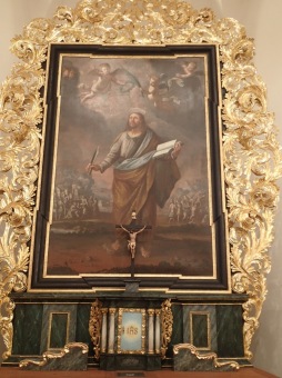 2013 - 2015 RESTAUROVÁNÍ OLTÁŘE z kaple sv.Bartoloměje, MgA.Blanka Valchářová, ak.mal. a rest.