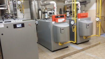 2017 Projekt energetických úspor (EPC) - kotelna po modernizaci v provozu