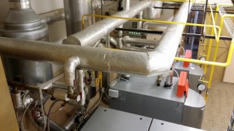 2017 Projekt energetických úspor (EPC) - kotelna po modernizaci v provozu