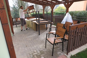 24.10. 2017 Dokončuje se vnitřní vybavení v budově Na Výsluní pro zahájení specializované služby.