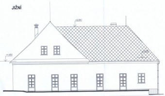 2017 Rekonstrukce objektu Na Výsluní pro novou soc. službu SSDD - z projektové dokumentace.