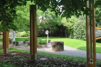 Smyslový park v Arboretu Žampach před otevřením 2.6. 2018