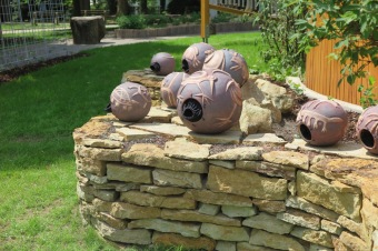 Smyslový park v Arboretu Žampach před otevřením 2.6. 2018