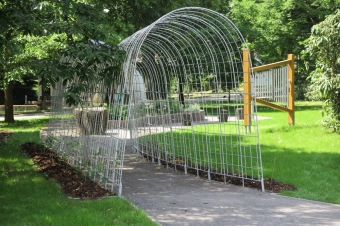 Smyslový park v Arboretu Žampach před otevřením 2.6. 2018
