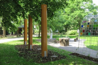 Smyslový park v Arboretu Žampach před otevřením 2.6. 2018
