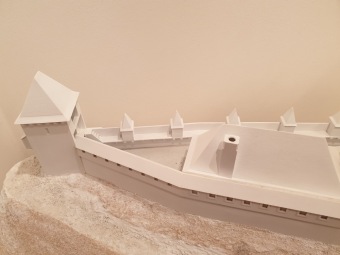 Hmotová rekostrukce hradu Žampach v 16. století, Petr Nisler - Muzeum Ústí nad Orlicí 2020