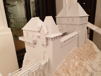 Hmotová rekostrukce hradu Žampach v 16. století, Petr Nisler - Muzeum Ústí nad Orlicí 2020