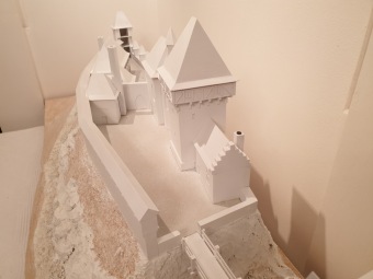 Hmotová rekostrukce hradu Žampach v 16. století, Petr Nisler - Muzeum Ústí nad Orlicí 2020