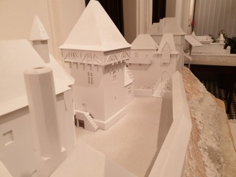 Hmotová rekostrukce hradu Žampach v 16. století, Petr Nisler - Muzeum Ústí nad Orlicí 2020