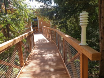 Dokončená rekonstrukce  terasy a lávky 19.5. 2022