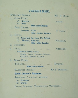 PŘEDNÁŠKOVÉ TURNÉ Františka Lützowa USA, 1912 (scan kroniky)