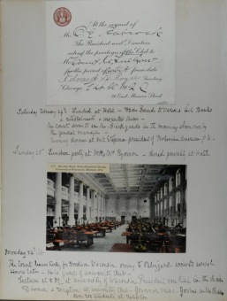 PŘEDNÁŠKOVÉ TURNÉ Františka Lützowa USA, 1912 (scan kroniky)