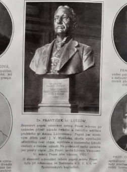 Poprsí věnované Praze.