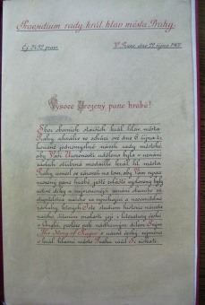 Archivní materiály - Dr. František Lützow