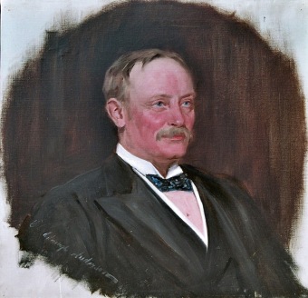 Dr. František Lützow (a choť) - obrazy během restaurování