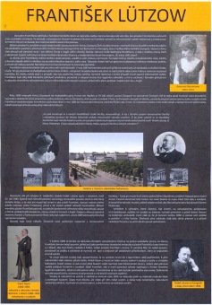 2016 František Lützow - panely z výstavy muzeum Vamberk